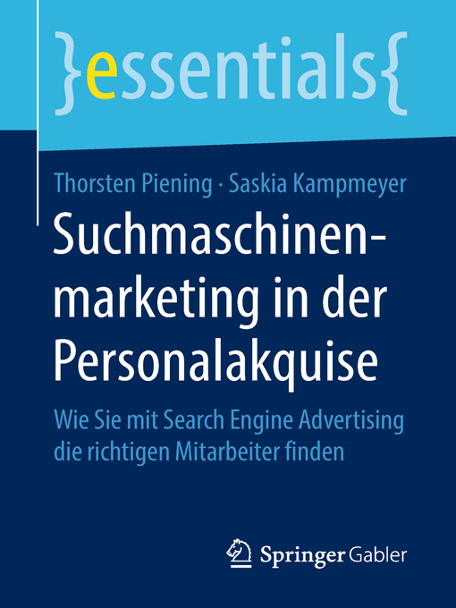 Title details for Suchmaschinenmarketing in der Personalakquise by Thorsten Piening - Available